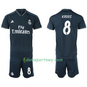 Koszulka Real Madryt KROOS 8 Dziecięcy Wyjazdowe Koszulki Piłkarskie 2018-2019 Krótki Rękaw